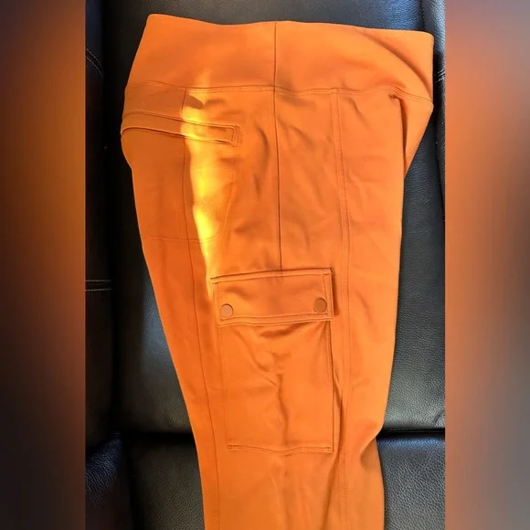 Athleta Delancey Straight Cargo Pant Orange - Picture 11 of 14